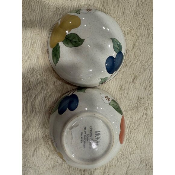 Mikasa Country Classics Fruit Panorama Ceramic Bowl Replacement Small - Picture 4 of 6